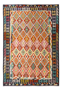 Kelim Carpet - Splash - 295 x 204 cm - flerfärgad
