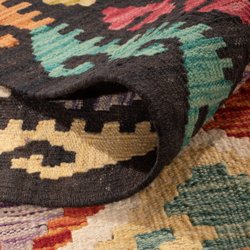 Kelim Carpet - Splash - 295 x 204 cm - flerfärgad