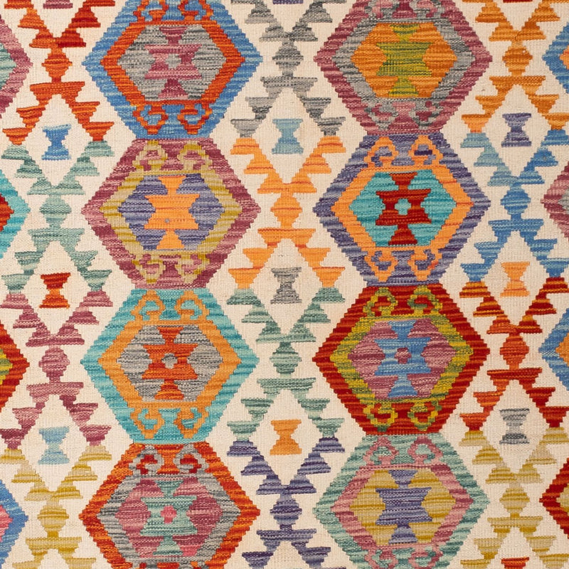 Kelim Carpet - Splash - 294 x 210 cm - flerfärgad