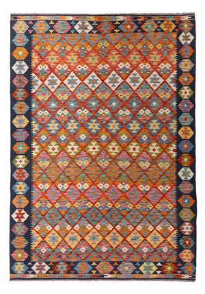 Kelim Carpet - Splash - 293 x 210 cm - flerfärgad