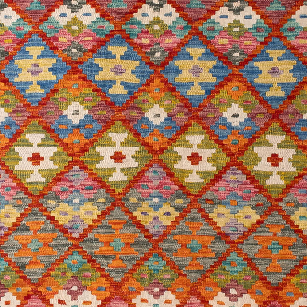 Kelim Carpet - Splash - 293 x 210 cm - flerfärgad