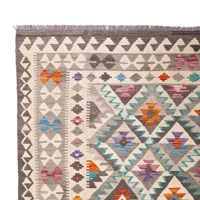 Kelim Carpet - Splash - 300 x 197 cm - flerfärgad