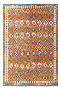 Kelim Carpet - Splash - 298 x 206 cm - flerfärgad