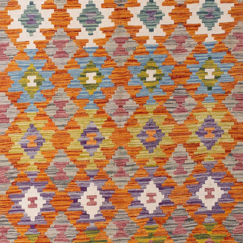Kelim Carpet - Splash - 298 x 206 cm - flerfärgad