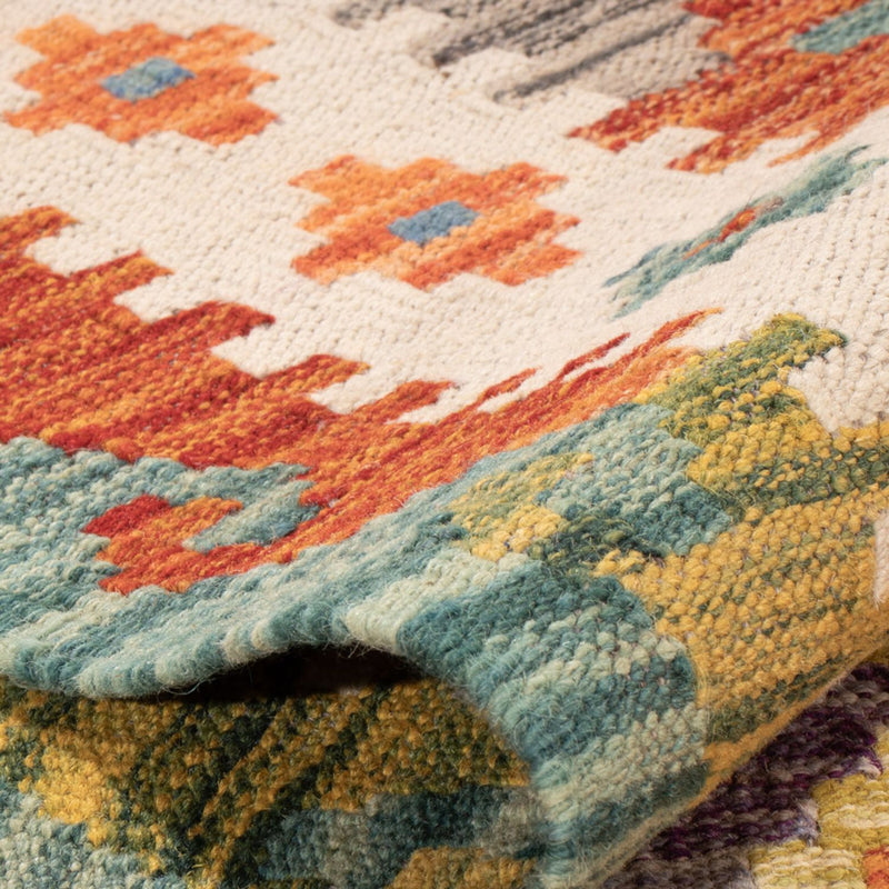 Kelim Carpet - Splash - 298 x 206 cm - flerfärgad