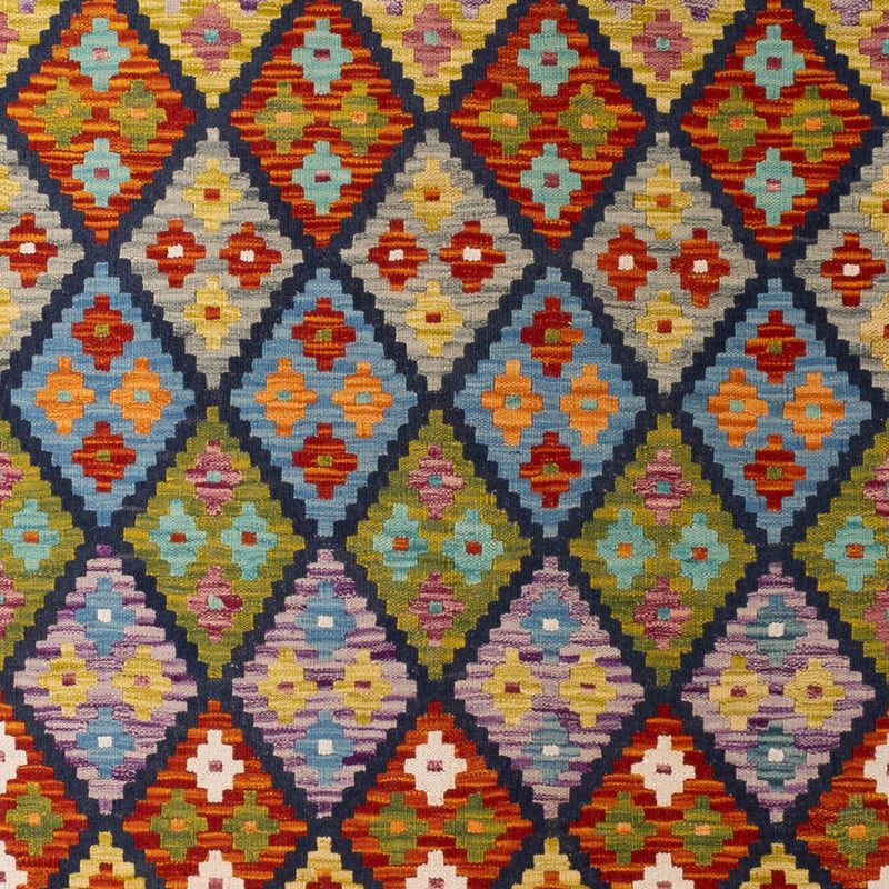 Kelim Carpet - Splash - 304 x 207 cm - flerfärgad