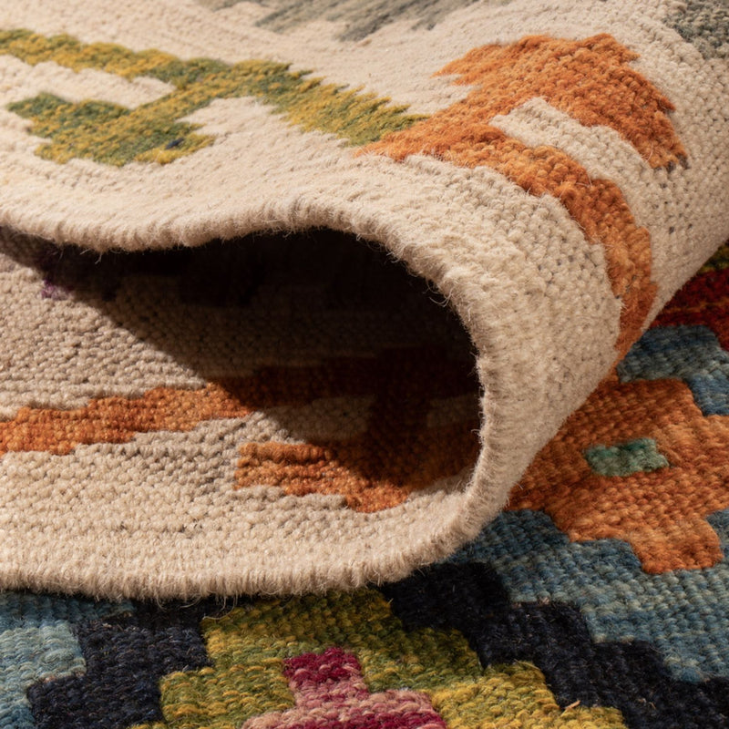 Kelim Carpet - Splash - 304 x 207 cm - flerfärgad