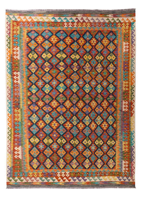 Kelim Carpet - Splash - 295 x 207 cm - flerfärgad