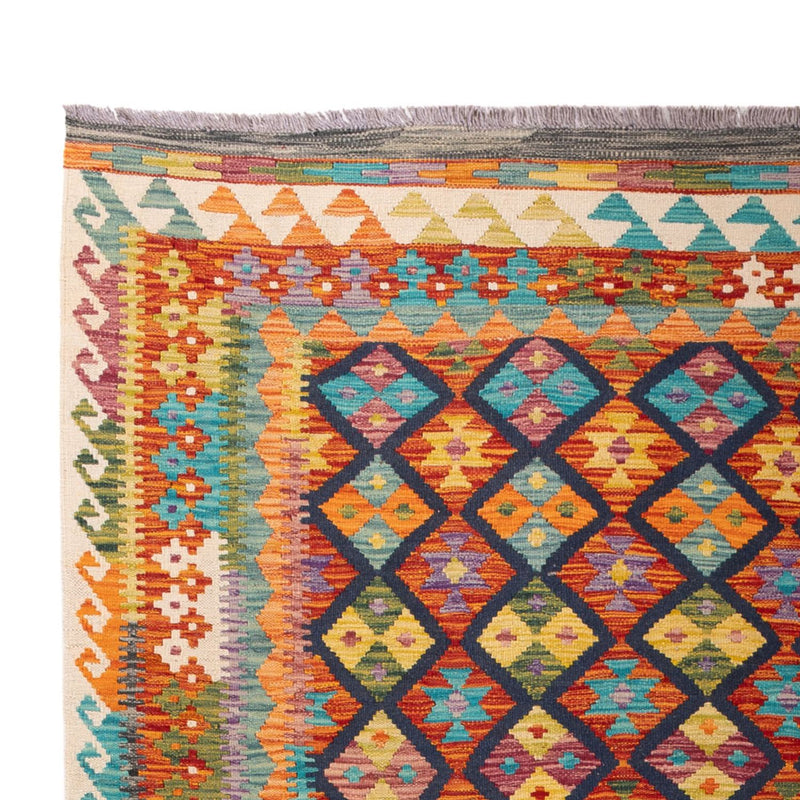 Kelim Carpet - Splash - 295 x 207 cm - flerfärgad