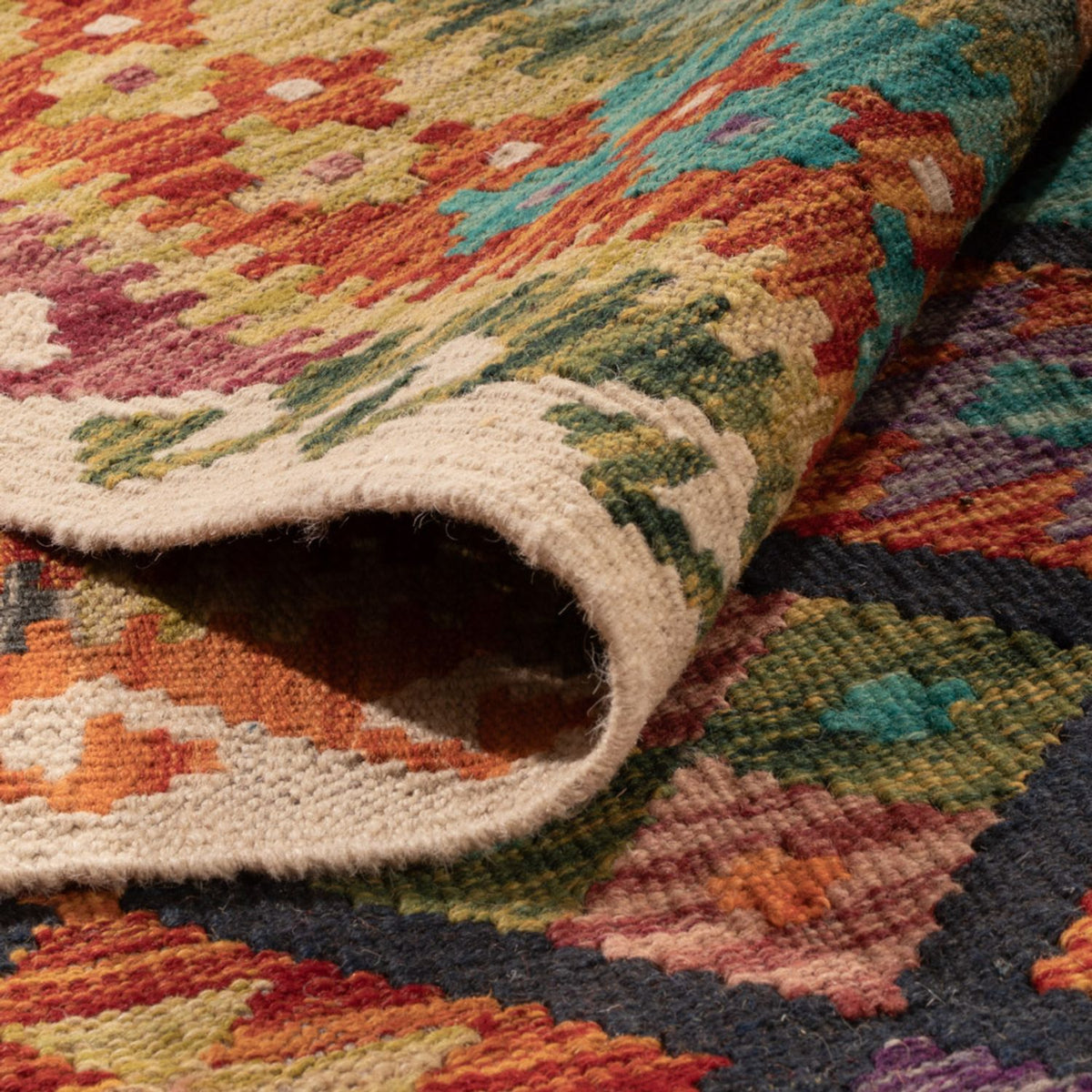 Kelim Carpet - Splash - 295 x 207 cm - flerfärgad