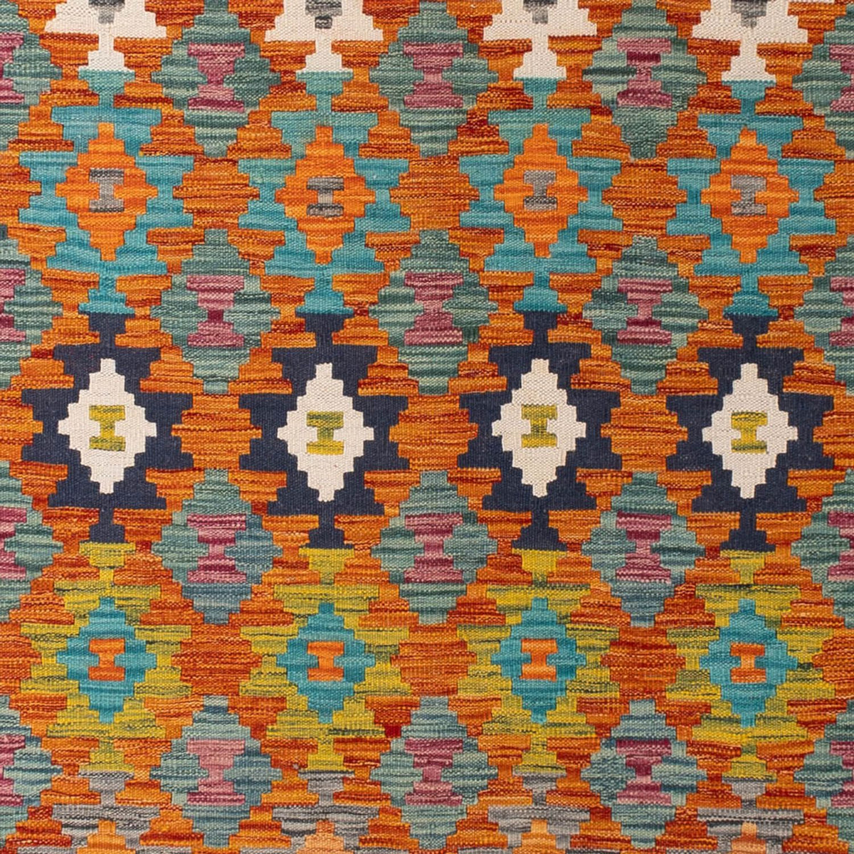 Kelim Carpet - Splash - 290 x 200 cm - flerfärgad