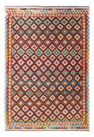 Kelim Carpet - Splash - 282 x 201 cm - flerfärgad