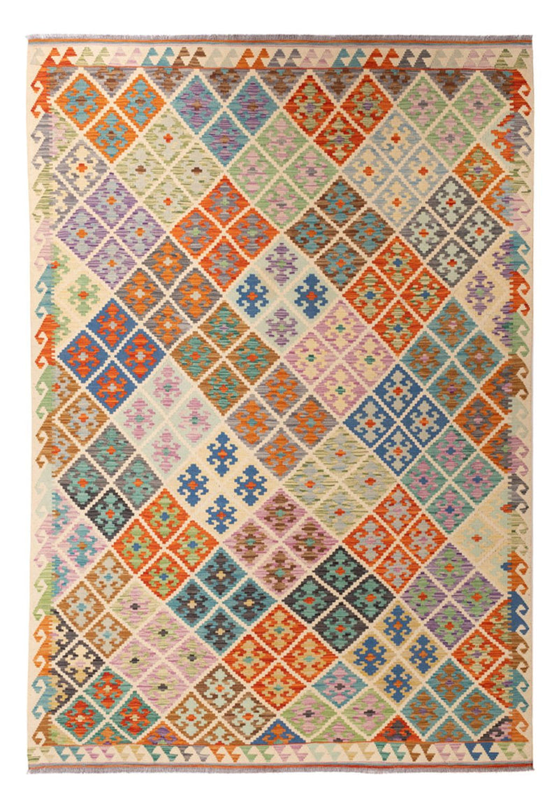 Kelim Carpet - Splash - 303 x 210 cm - flerfärgad