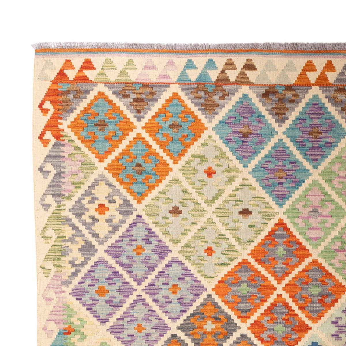 Kelim Carpet - Splash - 303 x 210 cm - flerfärgad