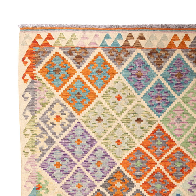 Kelim Carpet - Splash - 303 x 210 cm - flerfärgad