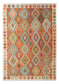 Kelim Carpet - Splash - 295 x 207 cm - flerfärgad