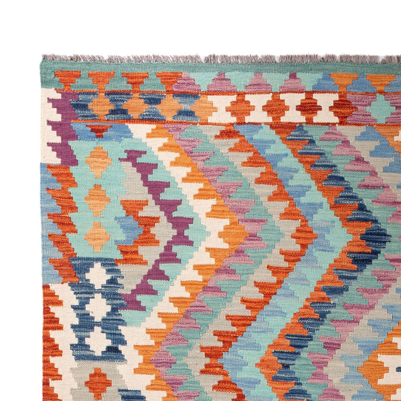 Kelim Carpet - Splash - 298 x 199 cm - flerfärgad