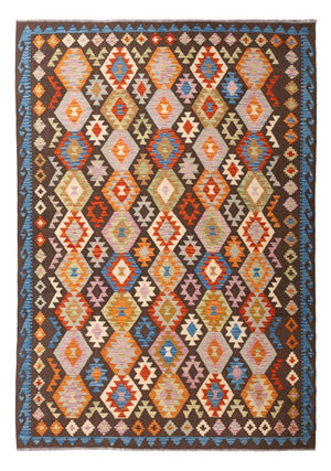 Kelim Carpet - Splash - 290 x 204 cm - flerfärgad