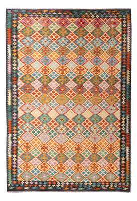 Kelim Carpet - Splash - 306 x 201 cm - flerfärgad