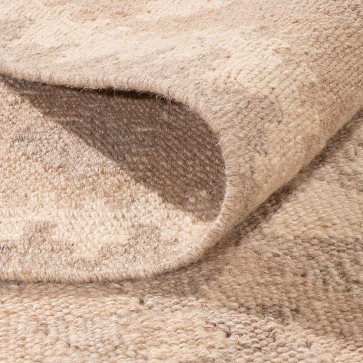 Kelim Carpet - Splash - 301 x 210 cm - ljusgrå