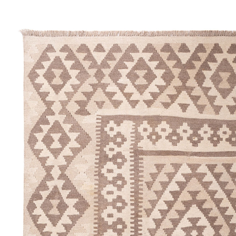 Kelim Carpet - Splash - 287 x 202 cm - ljusgrå