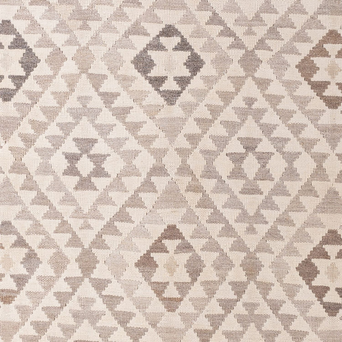 Kelim Carpet - Splash - 286 x 202 cm - ljusgrå