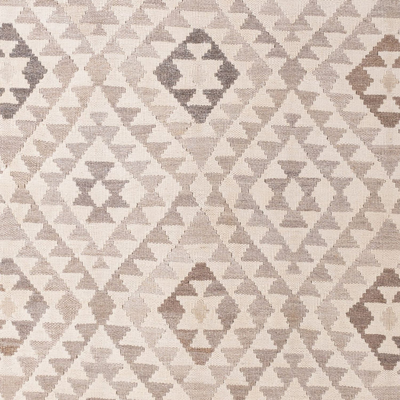 Kelim Carpet - Splash - 286 x 202 cm - ljusgrå