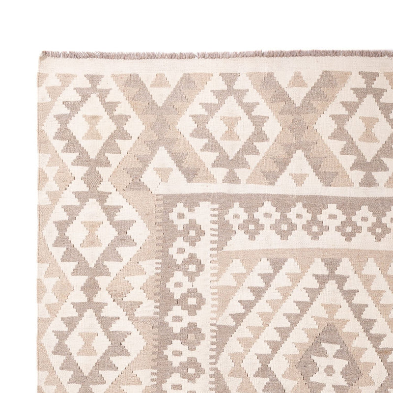 Kelim Carpet - Splash - 281 x 200 cm - ljusgrå