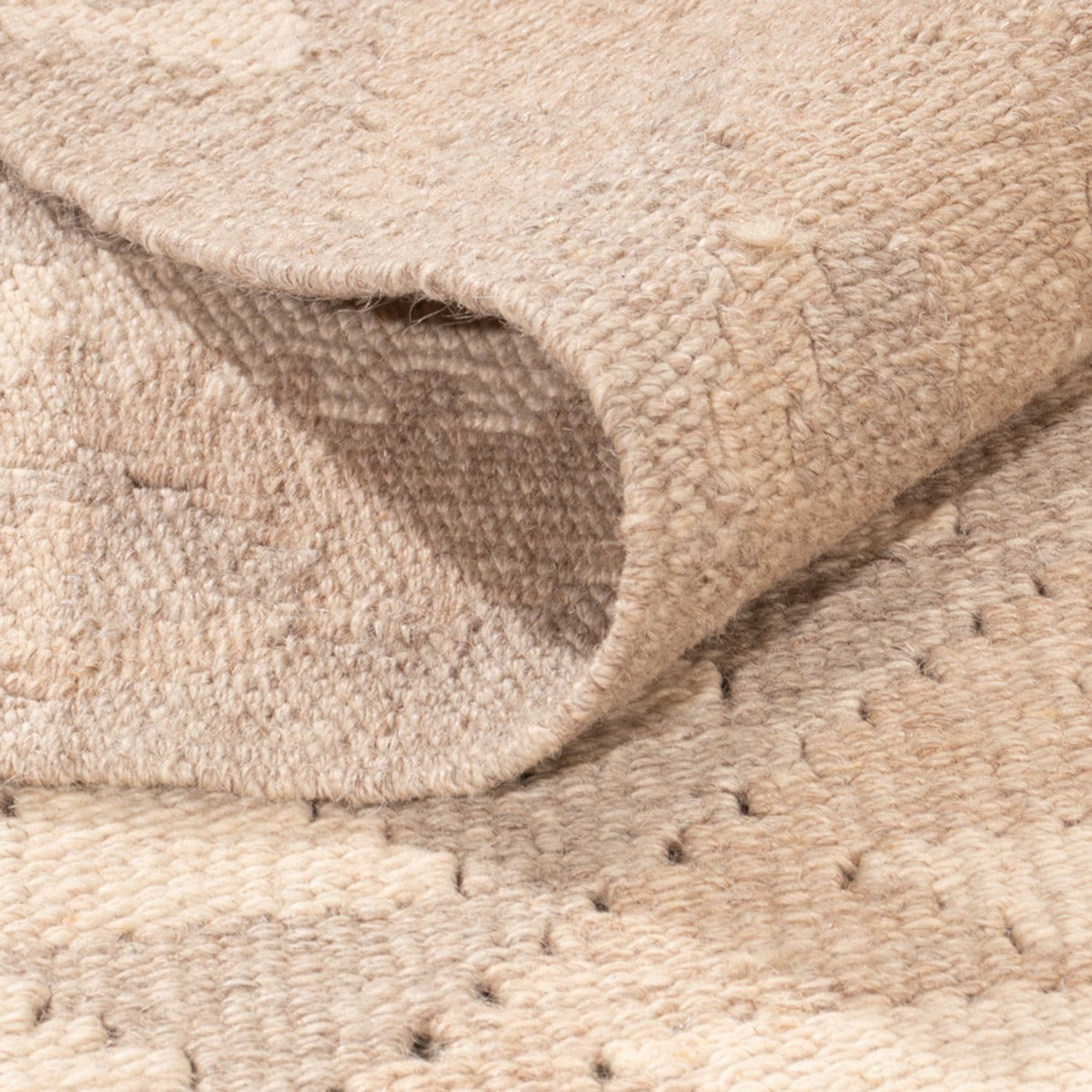 Kelim Carpet - Splash - 280 x 198 cm - ljusgrå