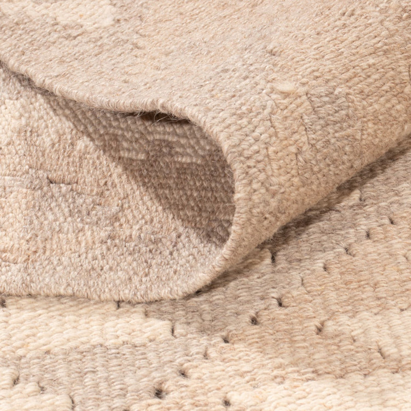 Kelim Carpet - Splash - 280 x 198 cm - ljusgrå