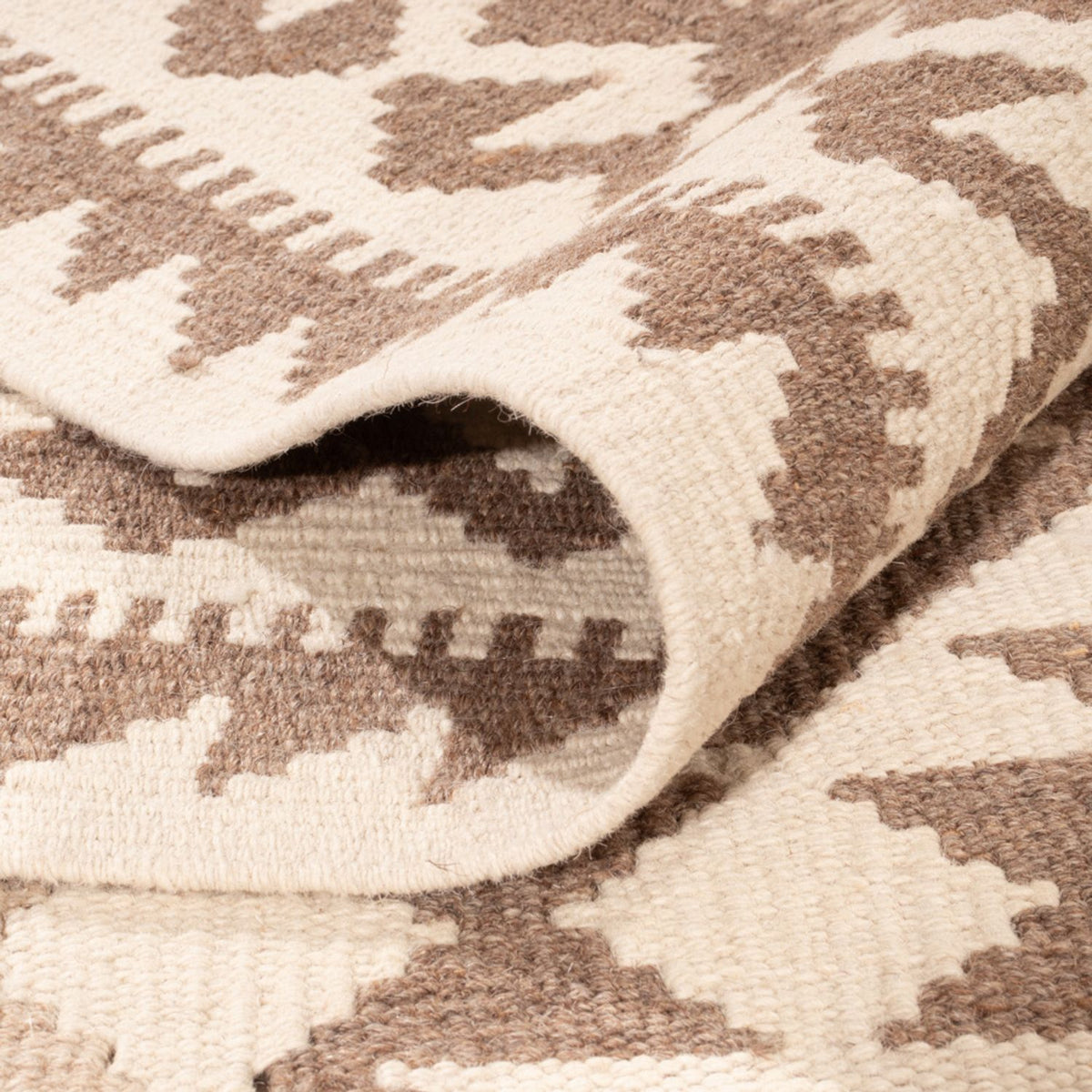 Kelim Carpet - Splash - 299 x 207 cm - ljusgrå