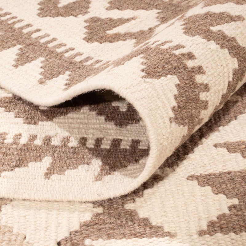 Kelim Carpet - Splash - 299 x 207 cm - ljusgrå