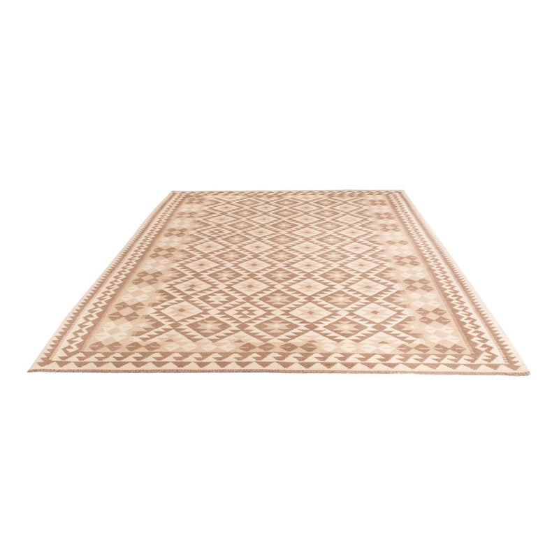 Kelim Carpet - Splash - 299 x 207 cm - ljusgrå