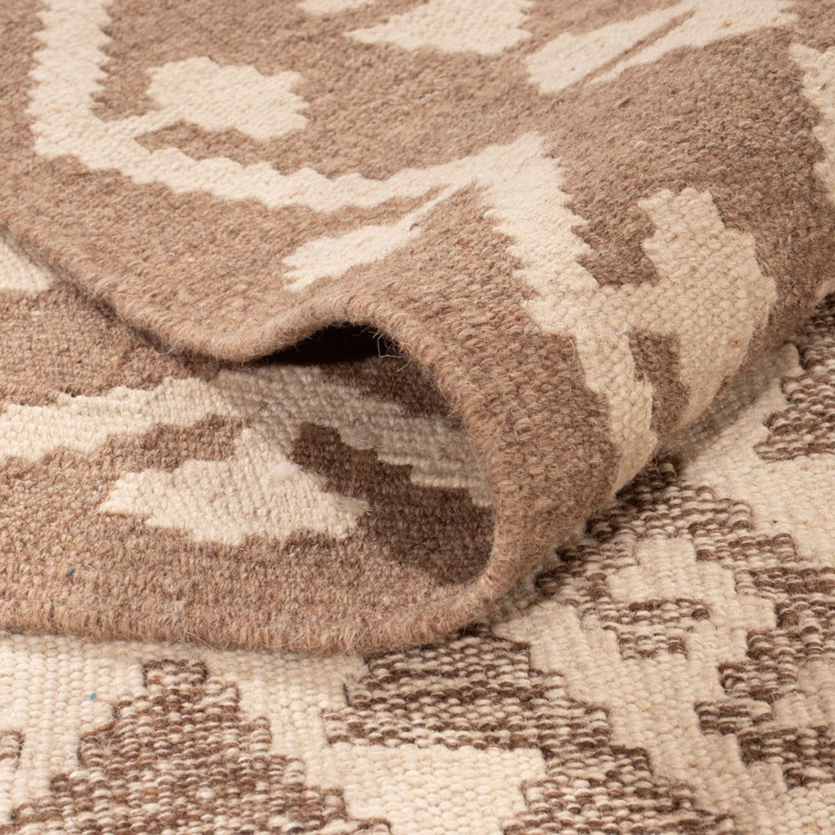 Kelim Carpet - Splash - 301 x 206 cm - ljusgrå