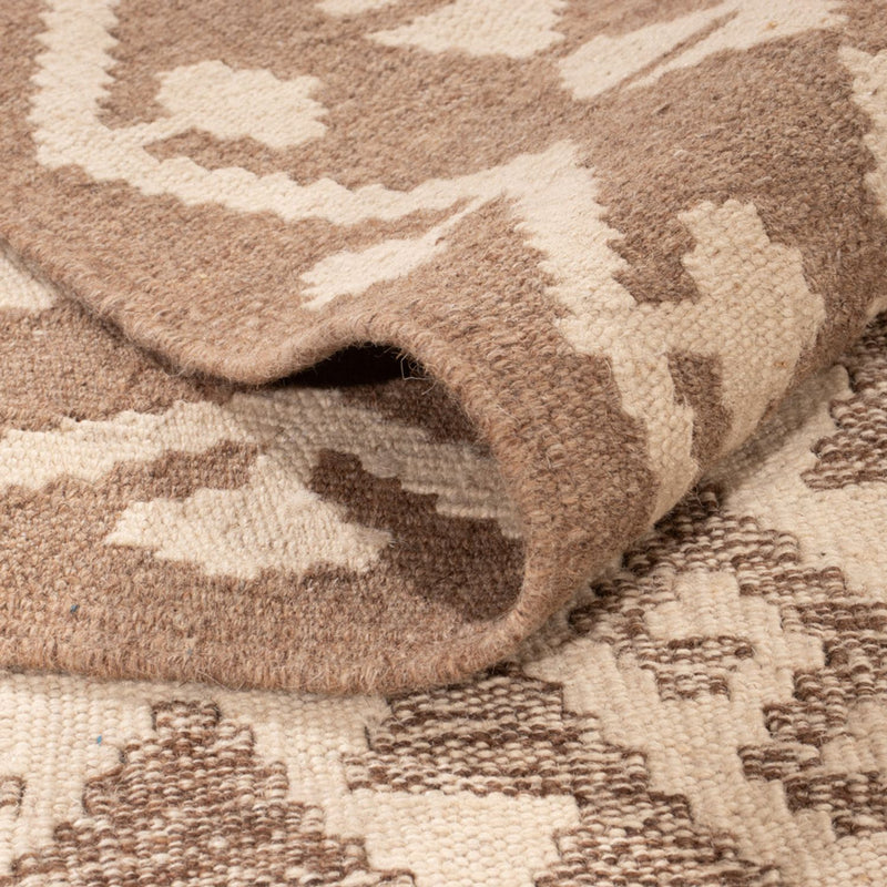 Kelim Carpet - Splash - 301 x 206 cm - ljusgrå