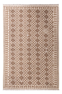 Kelim Carpet - Splash - 303 x 206 cm - grått