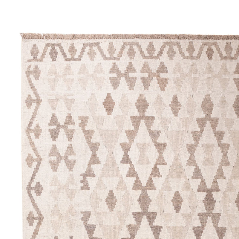 Kelim Carpet - Splash - 300 x 200 cm - ljusgrå