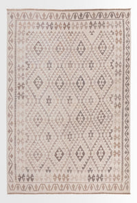 Kelim Carpet - Splash - 294 x 208 cm - grått