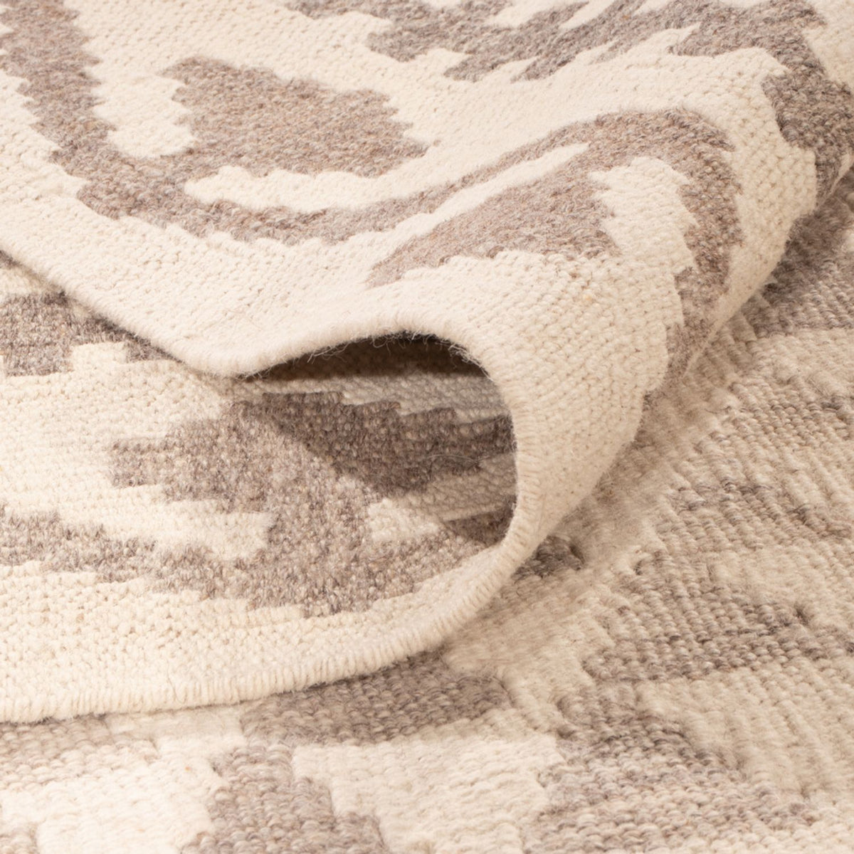 Kelim Carpet - Splash - 294 x 208 cm - grått