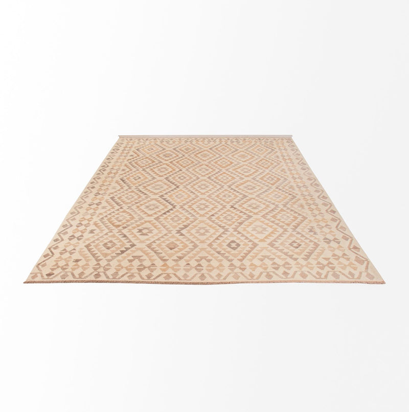 Kelim Carpet - Splash - 290 x 199 cm - grått