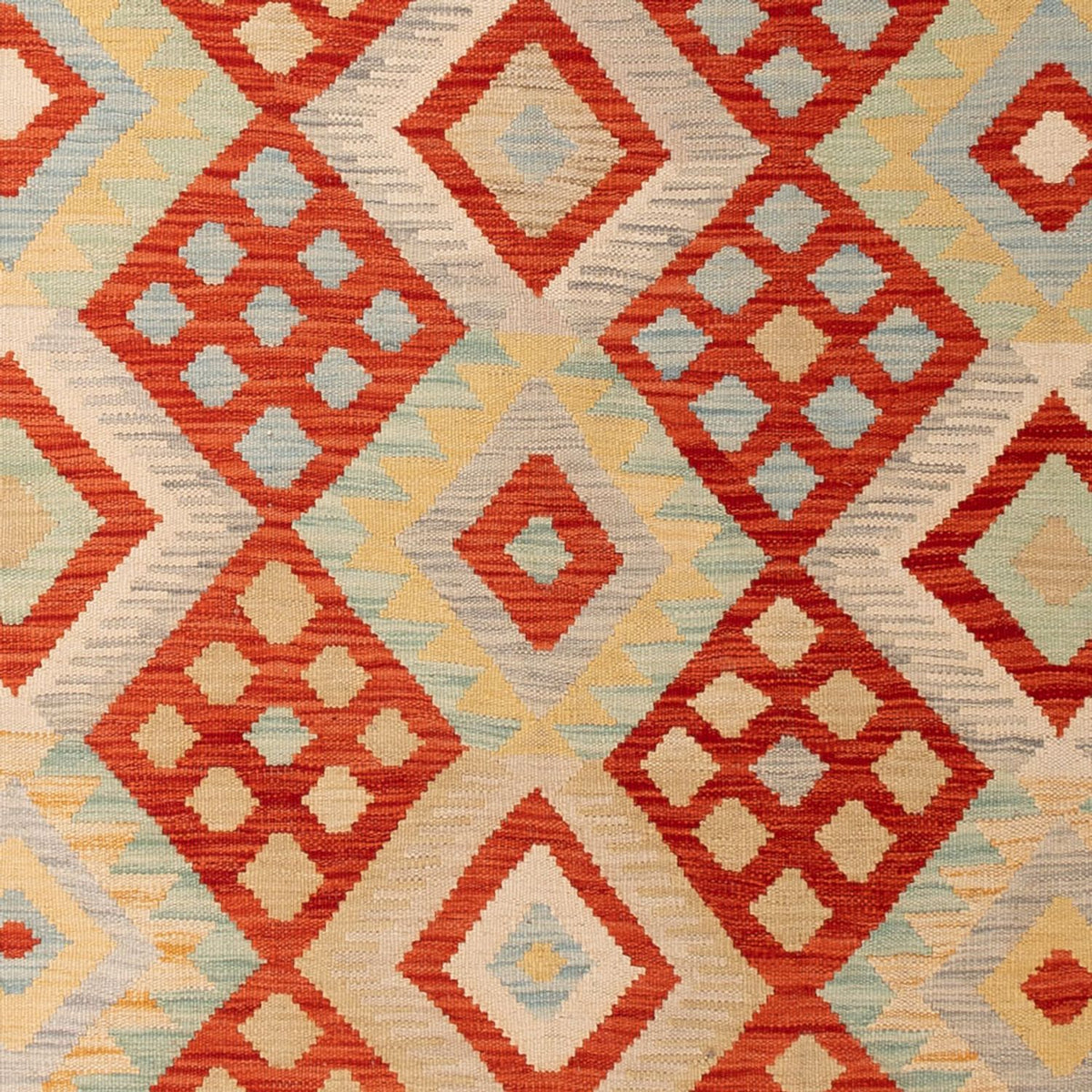 Kelim Carpet - Splash - 294 x 209 cm - flerfärgad