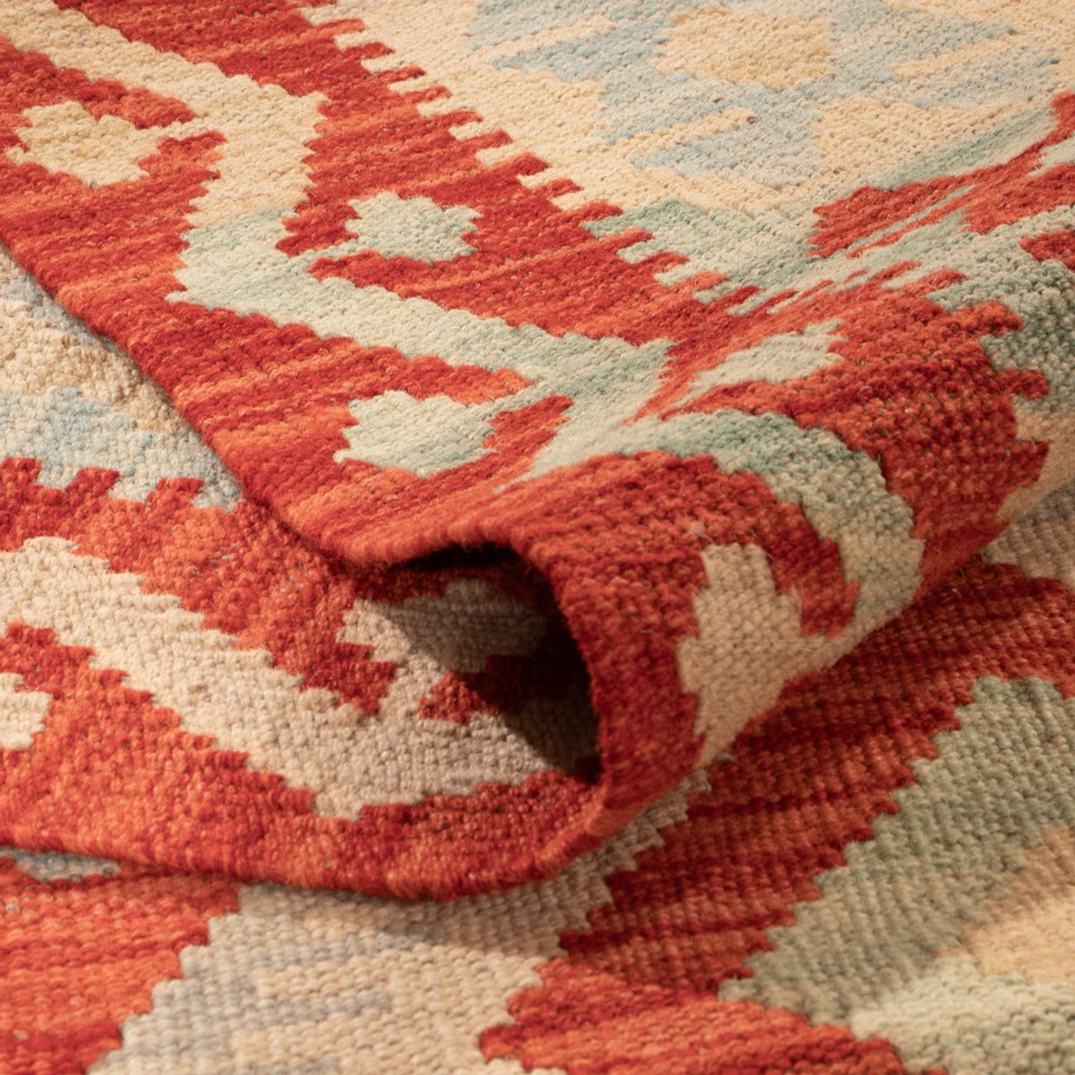 Kelim Carpet - Splash - 294 x 209 cm - flerfärgad