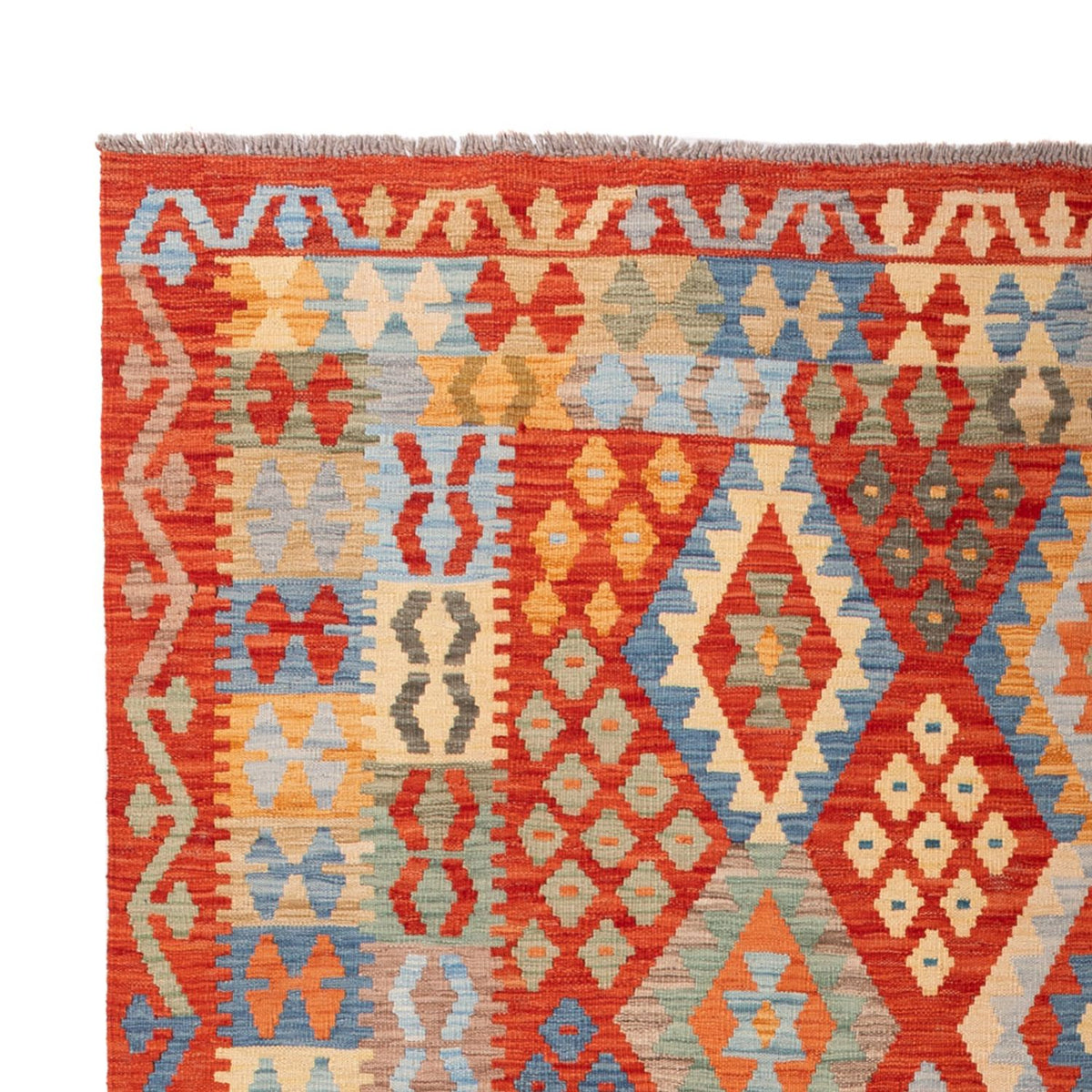 Kelim Carpet - Splash - 304 x 202 cm - flerfärgad