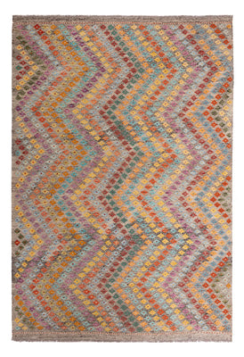 Kelim Carpet - Splash - 298 x 206 cm - flerfärgad