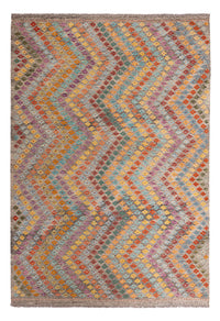 Kelim Carpet - Splash - 298 x 206 cm - flerfärgad