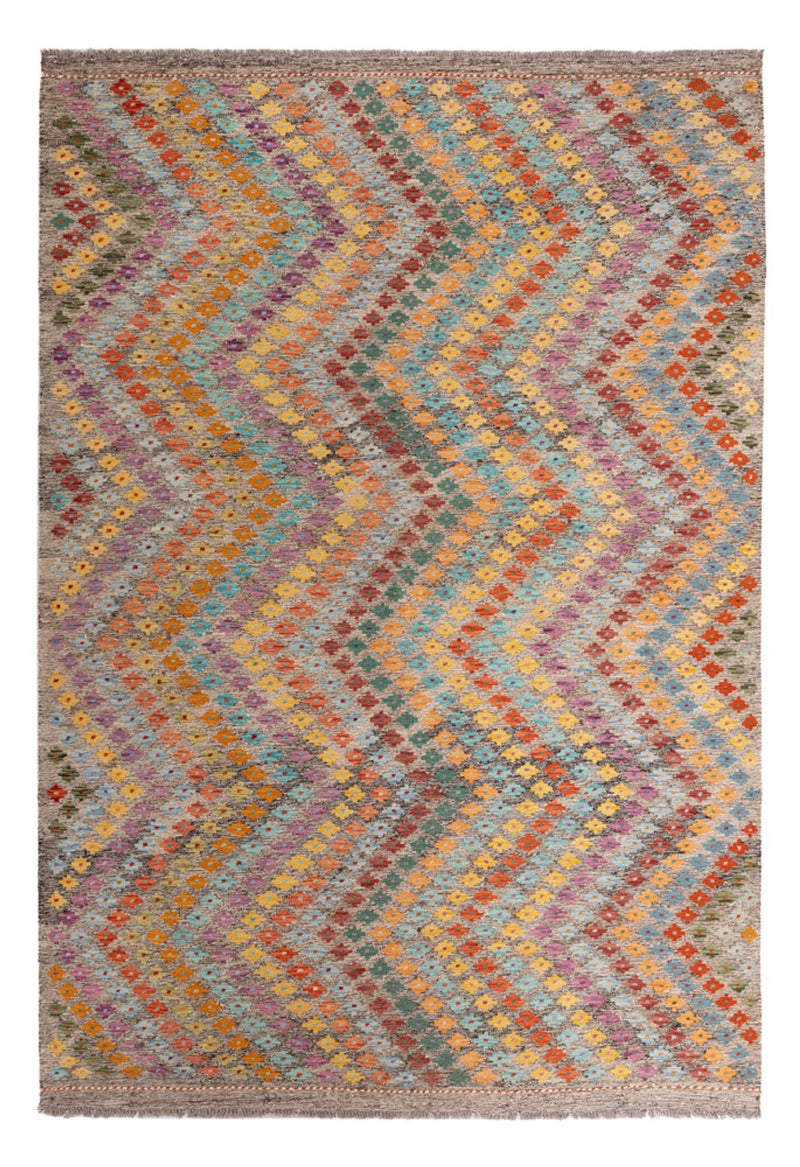 Kelim Carpet - Splash - 298 x 206 cm - flerfärgad