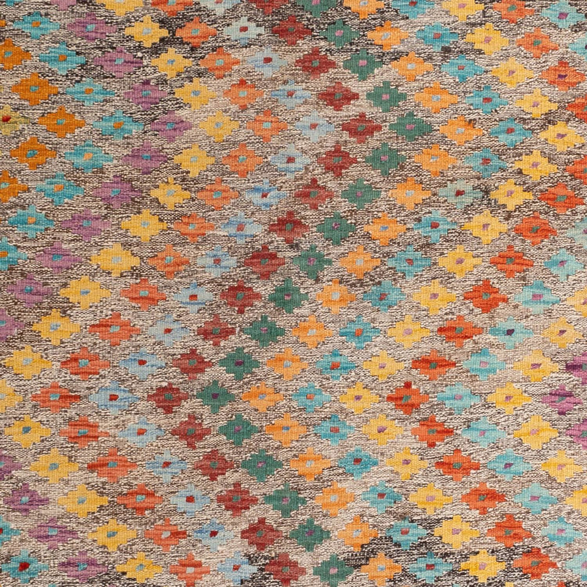 Kelim Carpet - Splash - 298 x 206 cm - flerfärgad