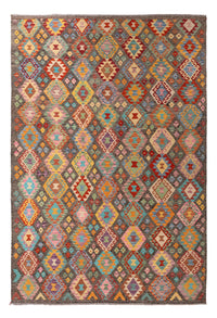Kelim Carpet - Splash - 304 x 211 cm - flerfärgad