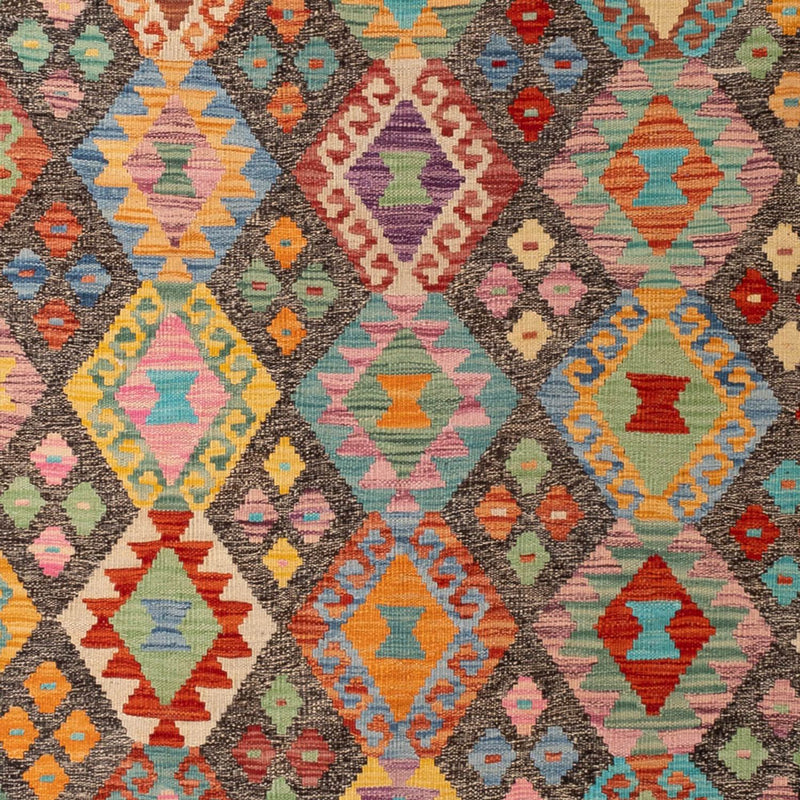 Kelim Carpet - Splash - 304 x 211 cm - flerfärgad
