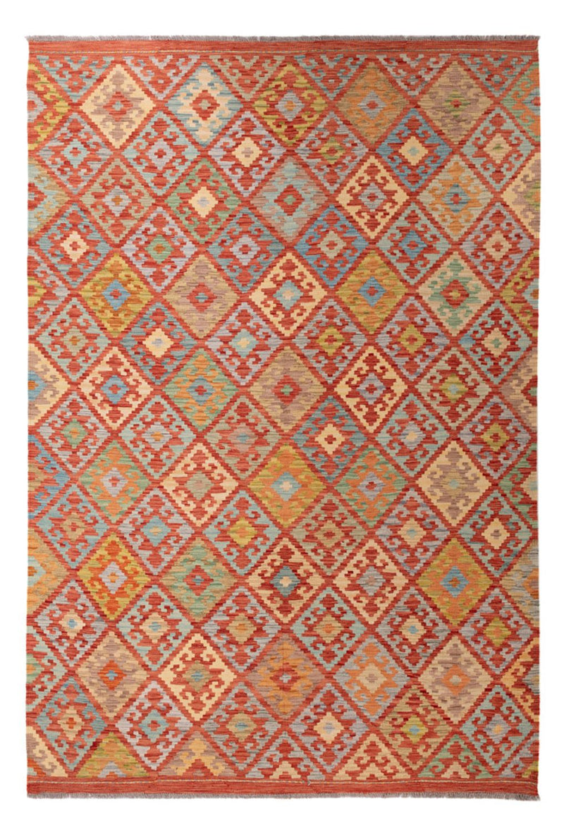 Kelim Carpet - Splash - 300 x 202 cm - flerfärgad